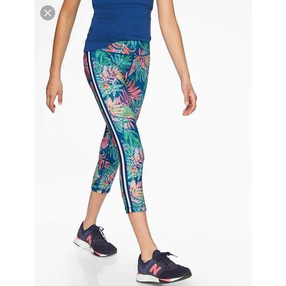 Athleta Other - Athleta Girl Side Stripe Printed Chit Chat Size 12